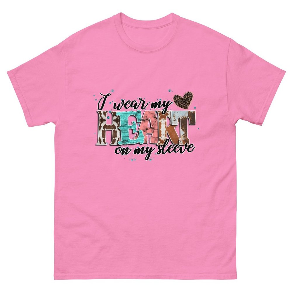 I wear my heart on my sleeves classic T-shirt